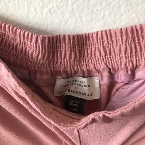 Pink pull on trousers